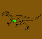 Dibujo Velociraptor pintado por GABRIEL