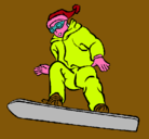 Dibujo Snowboard pintado por BIEL