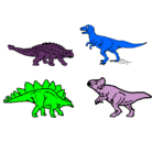 Dibujo Dinosaurios de tierra pintado por MARIO2