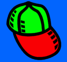 Dibujo Gorra de béisbol pintado por alex