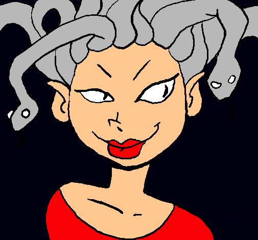 Mujer medusa