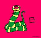 Dibujo Serpiente pintado por Alex