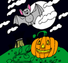 Dibujo Paisaje de Halloween pintado por ROGERPIOL