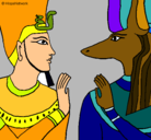 Dibujo Ramsés y Anubis pintado por carmen_sagitario