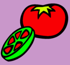 Dibujo Tomate pintado por BNMVBVJFUUUHBHDNDIJ