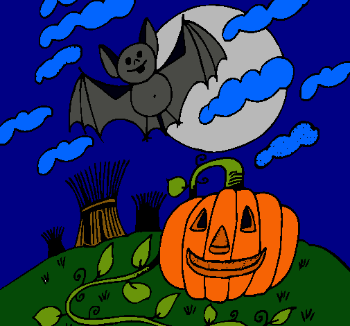 Paisaje de Halloween