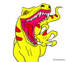 Dibujo Velociraptor II pintado por coyocoya