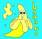 Dibujo Banana pintado por andrealinares