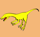 Dibujo Velociraptor II pintado por xzw