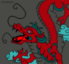 Dibujo Dragón japonés pintado por MARSUPILANI