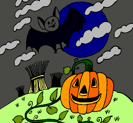 Paisaje de Halloween