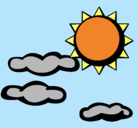 Dibujo Sol y nubes 2 pintado por OSMAR