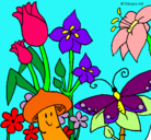 Dibujo Fauna y flora pintado por andreacere