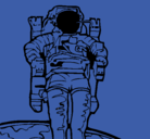 Dibujo Astronauta pintado por sa