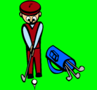 Dibujo Jugador de golf II pintado por Ima000