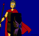 Dibujo Soldado romano II pintado por bruno