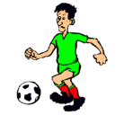 Dibujo Jugador de fútbol pintado por ibrain