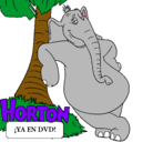 Dibujo Horton pintado por hector