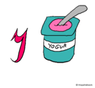 Dibujo Yogur pintado por thania