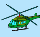 Dibujo Helicóptero  pintado por soldados