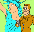 Dibujo Estados Unidos de América pintado por JÚLIA