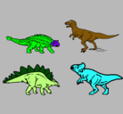 Dibujo Dinosaurios de tierra pintado por pedro1