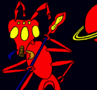 Dibujo Hormiga alienigena pintado por nicolas