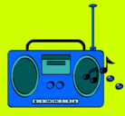 Dibujo Radio cassette 2 pintado por JesúsChavez