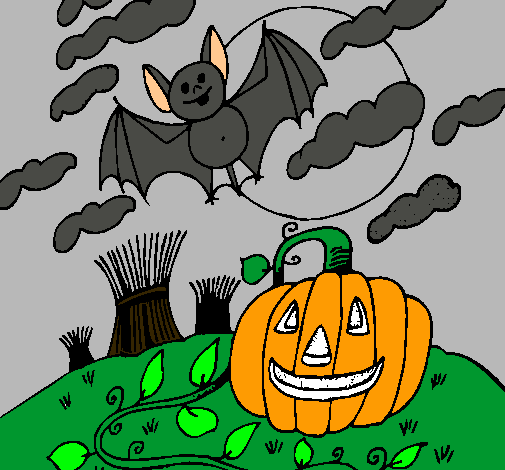 Paisaje de Halloween