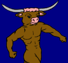 Dibujo Cabeza de búfalo pintado por LLUÏSAPUIG