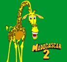 Dibujo Madagascar 2 Melman pintado por melman*attearletemoran*