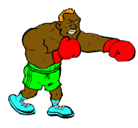 Dibujo Boxeador pintado por sergio