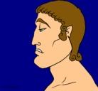 Dibujo Joven romano pintado por kandelusqui