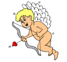 Dibujo Cupido con grandes alas pintado por thalia