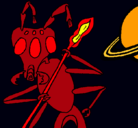 Dibujo Hormiga alienigena pintado por ale200009