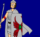 Dibujo Soldado romano II pintado por angel06juneo2010
