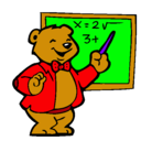 Dibujo Profesor oso pintado por marto