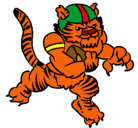 Dibujo Jugador tigre pintado por raulito