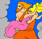 Dibujo El rapto de Perséfone pintado por acoraimadiazbonilla