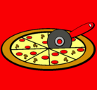 Dibujo Pizza pintado por cagrebugoe