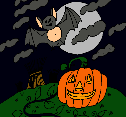 Paisaje de Halloween