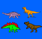 Dibujo Dinosaurios de tierra pintado por iVAN