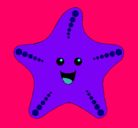 Dibujo Estrella de mar pintado por laisha