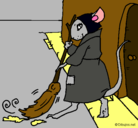 Dibujo La ratita presumida 1 pintado por raura