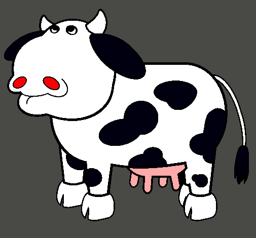 Vaca pensativa