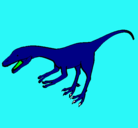 Dibujo Velociraptor II pintado por axel