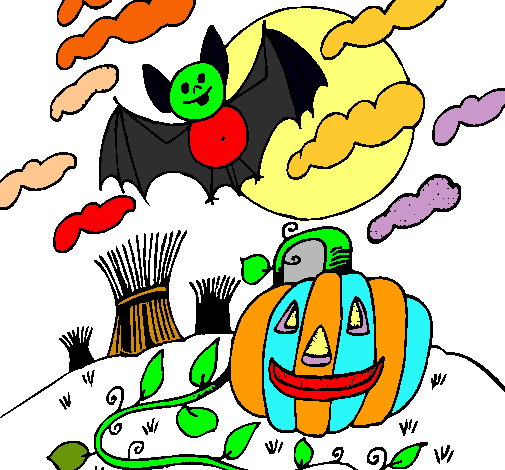 Paisaje de Halloween