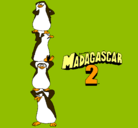 Dibujo Madagascar 2 Pingüinos pintado por RTYUIOP