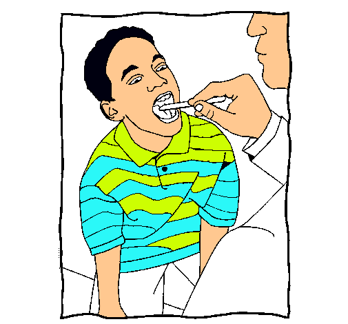 Examen de garganta