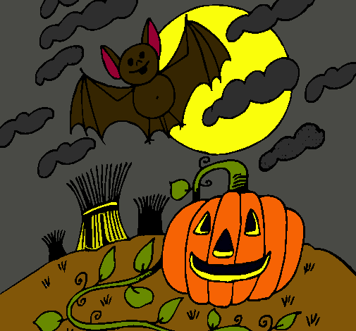 Paisaje de Halloween